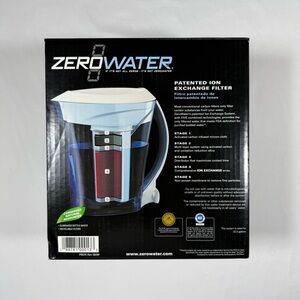 ZeroWater 5-Stage Advanced Filtration Water Pitcher 8 Cups, New In Box